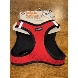 New Voyager Step In Dog Harness Size XL 21-23" Chest Red &‎ Black